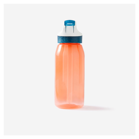 Cyklistická fľaša so slamkou pre deti od 3 do 6 rokov 350 ml ružová