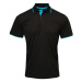 Premier Workwear Pánske funkčné polo tričko PR618 Black