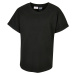 Boys' Long Shape T-Shirt, 2 Pack Grey+Black