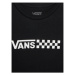 Vans Každodenné šaty Chalkboard Relaxed Tee Dress VN000AEJ Čierna Relaxed Fit