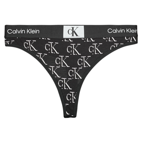 Calvin Klein Jeans  MODERN THONG  String Čierna