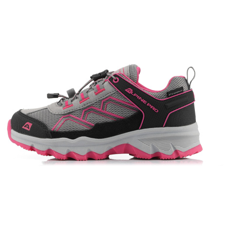 Children's outdoor shoes with ptx membrane ALPINE PRO RENSO frost gray