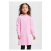 Girls' Oversized Terry Hoody Dress Girls' Pink