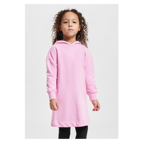 Girls' Oversized Terry Hoody Dress Girls' Pink Urban Classics