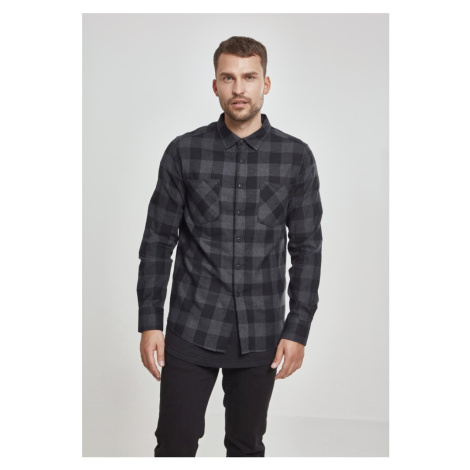 Plaid flannel shirt blk/cha Urban Classics