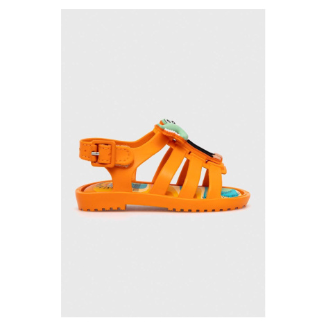 Detské sandále Melissa oranžová farba