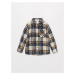 LC Waikiki Long Sleeve Plaid Patterned Baby Boy Shirt Jacket