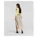 Sukňa Karl Lagerfeld Stripe Pleated Skirt Pastel Multi Stripes