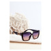 Women's sunglasses with decorative details UV400 - dark blue