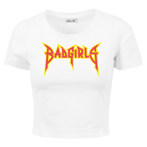 Badgirls Cropped Tee White mister tee
