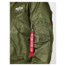 ALPHA INDUSTRIES Prechodná bunda 'CWU 45'  olivová / tmavočervená / biela