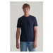 TRIČKO GANT TEXTURED RIB SS TSHIRT EVENING BLUE