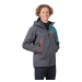 Men's hardshell jacket Hannah NEXUS asphalt/brittany blue