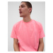Ružové pánske basic tričko GAP