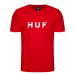 HUF Tričko Essentials Og Logo TS00508 Červená Regular Fit