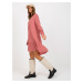 Dusty pink lady oversize dress with ruffle SUBLEVEL