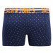 JACK & JONES Boxerky 'Henrik'  modrá / oranžová / čierna / biela