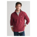 MIKINA GANT REG SHIELD HALF ZIP SWEAT WINE RED