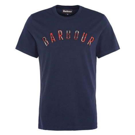 Barbour Tričko 'Ancroft'  námornícka modrá / červená / biela