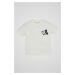 DEFACTO Baby Boy Disney Mickey & Minnie Crew Neck Short Sleeve T-shirt