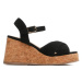 Castañer Espadrilky Thea Cork/007 023073-100 Čierna