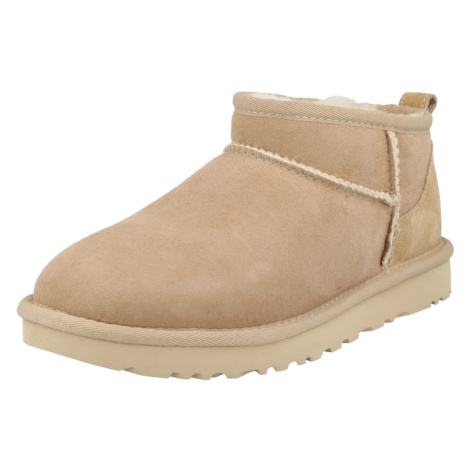 UGG Nízke čižmy 'Classic Ultra Mini'  béžová