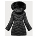 Čierna dámska zimná bunda (M1621-1)