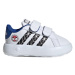 Chlapčenská rekreačná obuv ADIDAS Grand Court 2.0 Spider-Man CF I white core black royal blue