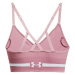 Podprsenka Under Armour Seamless Low Long Bra Pink Elixir