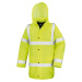 Result Unisex reflexný diaľničný kabát R218X Fluorescent Yellow