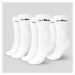 GymBeam Ponožky 3/4 Socks 3Pack White  XL/XXL