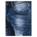 Pánske modré džínsové šortky Dstreet SX2443