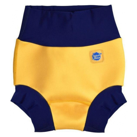 Dojčenské plavky splash about new happy nappy yellow/navy