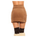 Sexy KouCla Corduroy Mini Skirt mustard