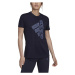 adidas VRTCL ZBR G T Dámske tričko, tmavo modrá, veľkosť