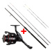 Giants fishing prút black method feeder 3 m 40-90 g + navijak gaube fd 3000