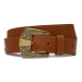 Wrangler Dámsky opasok Big Buckle 112358074 Hnedá