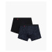 Men's boxers ATLANTIC Comfort 2Pack - black/graphite