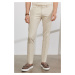 AC&Co / Altınyıldız Classics Men's Ecru Slim Fit Slim Fit Trousers with Side Pockets, Cotton Str