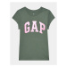 Gap Tričko 792399-03 Zelená Regular Fit