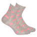 Gatta G44.01N Cottoline girls' socks patterned 33-38 aluminium 227