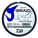 Daiwa splietaná šnúra j-braid 4 žltá 135 m-priemer0,10 mm / nosnosť 3,8 kg