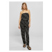 Women's jumpsuit in viscose Bandeau blackflower