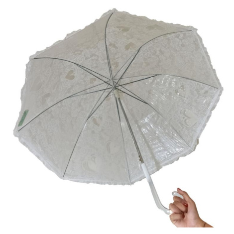 Dámsky biely dáždnik BORA John-C