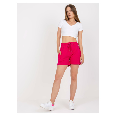 Basic fuchsia sweatpants with pockets RUE PARIS