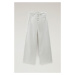 Nohavice Woolrich Cotton Twill Pant Plaster White