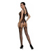 Passion ECO BS007 black - Bodystocking Farba: Čierna