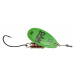 Dam blyskáč effzett spinner with single hooks sinking green - 2 4 g