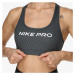 Dámska tréningová športová podprsenka NIKE W NIKE PRO SWSH LGT SPT AOP BRA-FN4708-060-ANTHRACITE