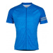 Pánske cyklistické tričko pohodlné celorozopínacie MATHIAS - blue